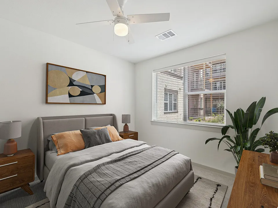 Virtually Staged Bedroom