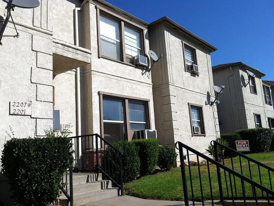 front of building
