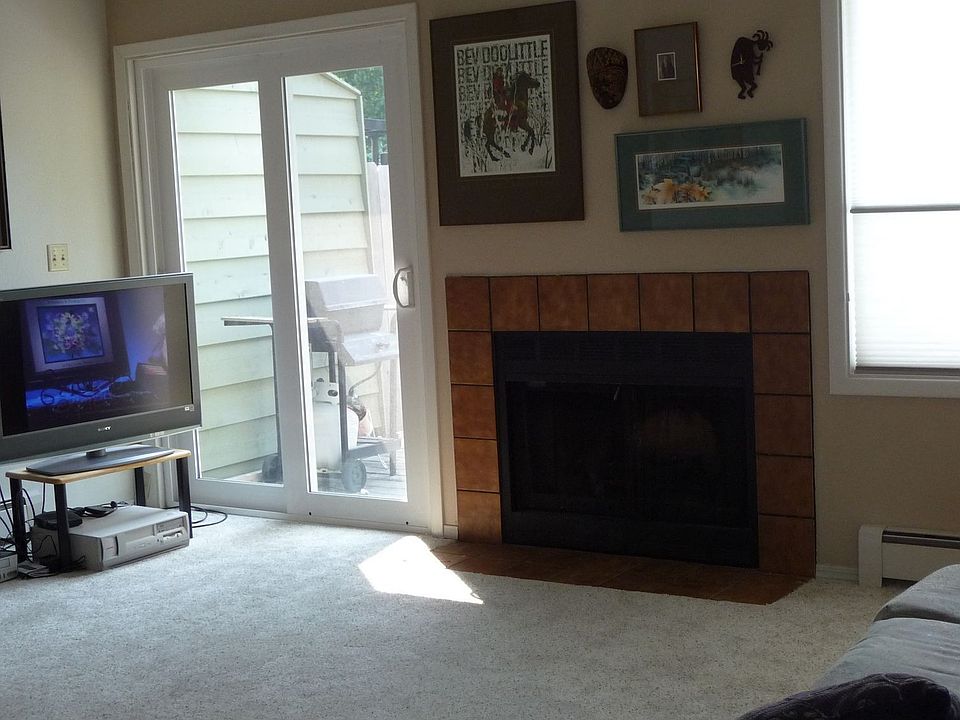 living room leading to large deck