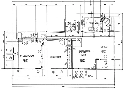 Floor plan 1322 Curson Floorplan H
