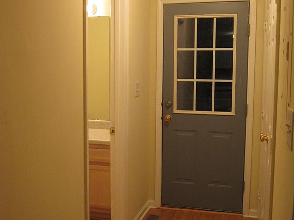 hall way, bathroom and laundry room