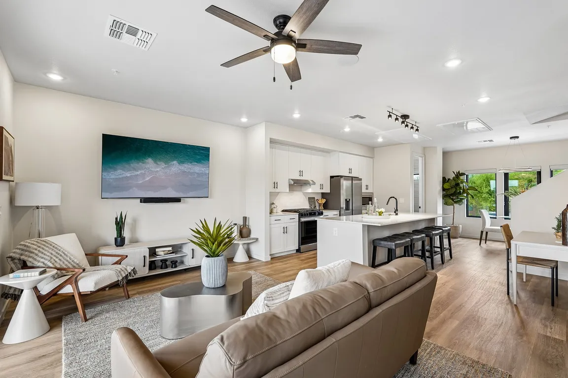 Living Room & Kitchen
