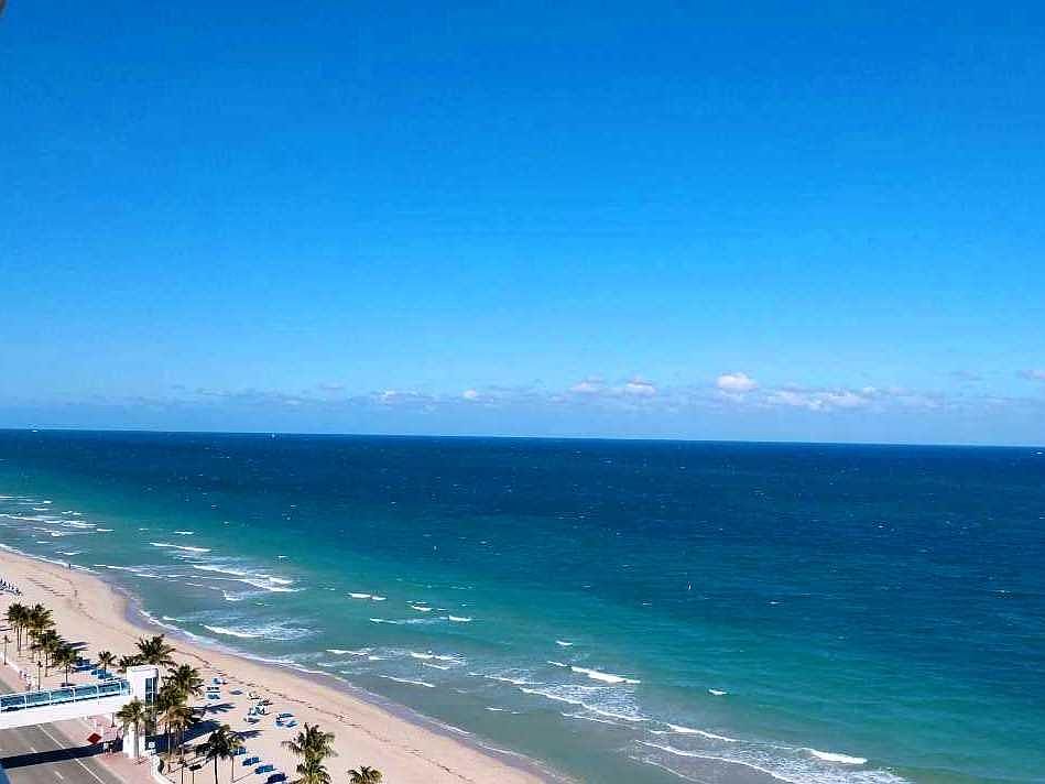 The view from the balcony of Unit 15B is ocean front living at its finest!