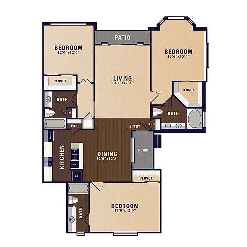 Floor plan C1
