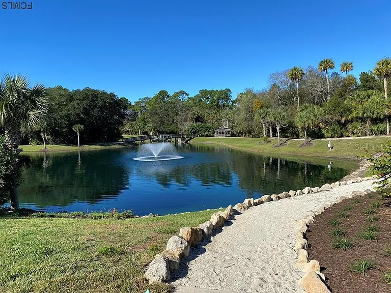Pond with nature trail