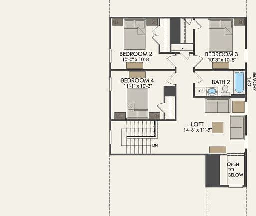 Second Floor 4 br 2.5 ba