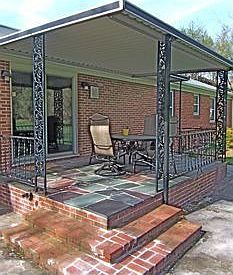 Slate patio