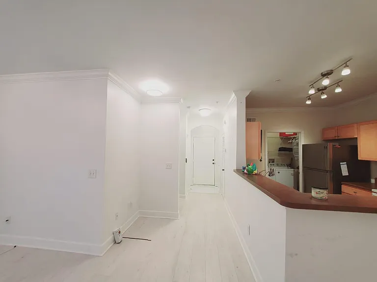 Huge closet next to the entrance door