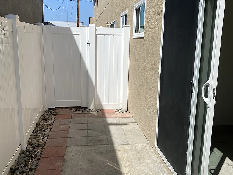 Back patio area