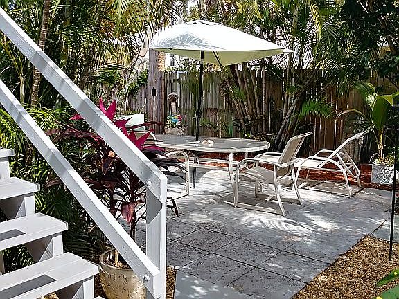 private Tropical Garden area