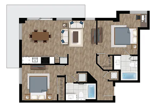 Floor plan Penthouse 4