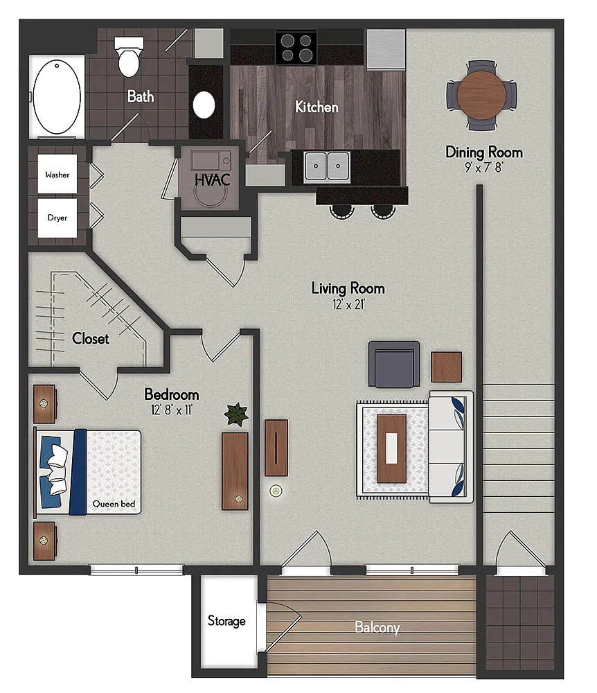 Floor plan Abby 805 / Abby 820