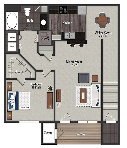 Floor plan Abby 805 / Abby 820