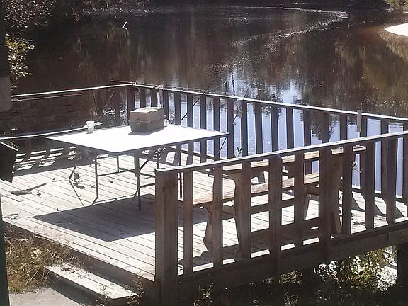 Pier across from beach