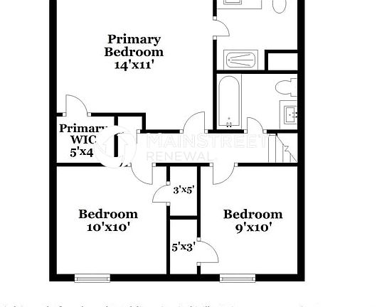 primary bedroom