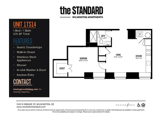 Floor plan 1TS14