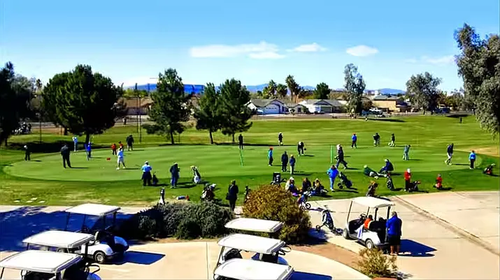 Desert Mirage Golf & Practice Center located nearby to fit in a round during your stay.