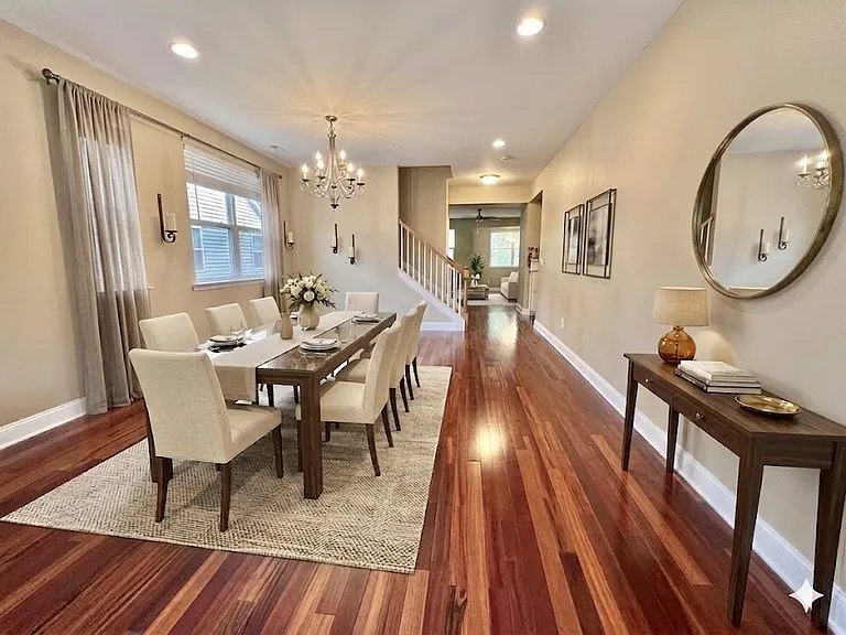 Open Concept Living/Dining Room(Virtually Staged)