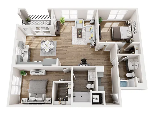 Floor plan B3