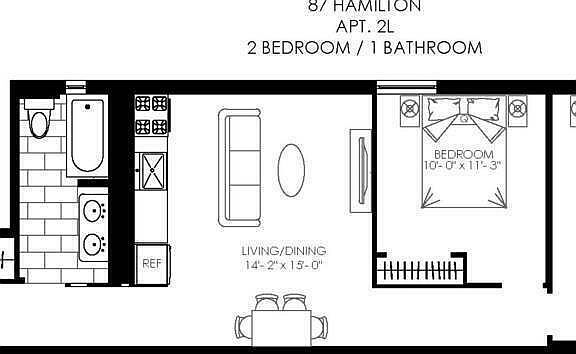 2nd image of 99 Hamilton Pl #4L