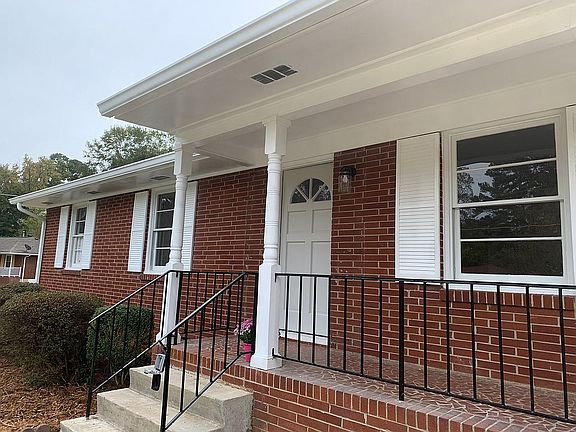 Front porch on quiet street