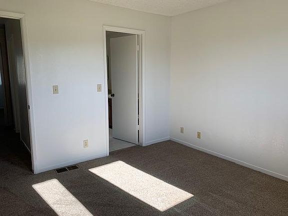 Master bedroom entrance and door to master bath
