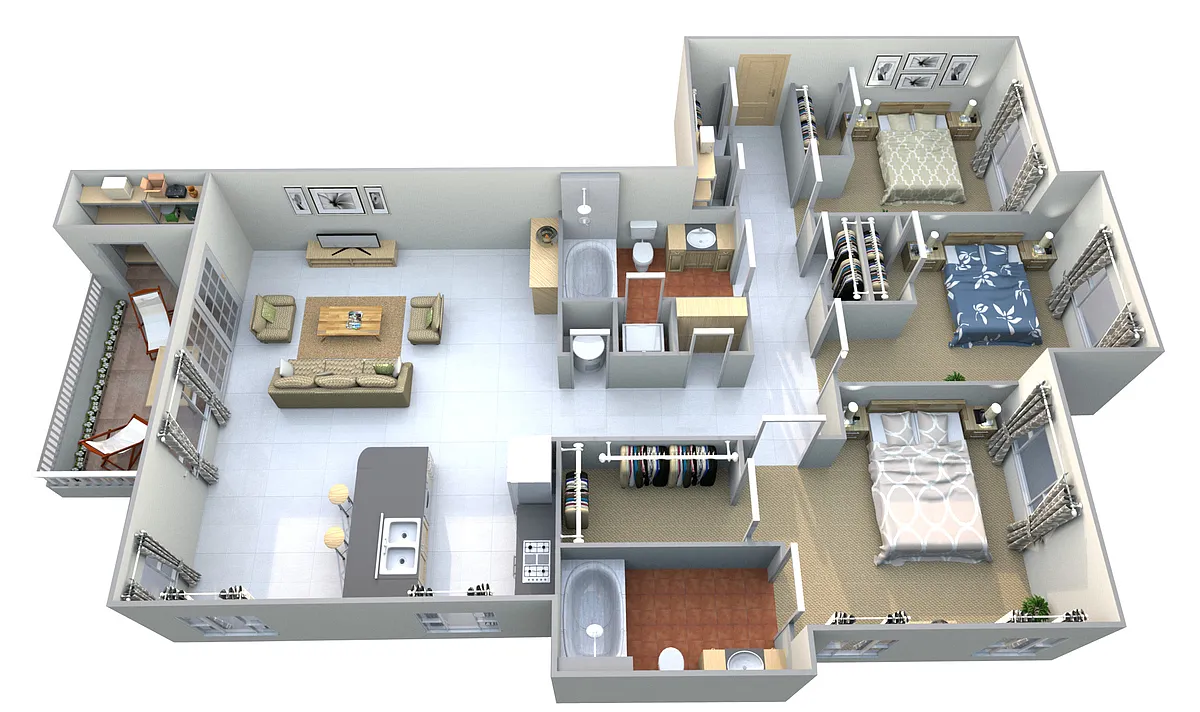 Floor plan Mount Aix