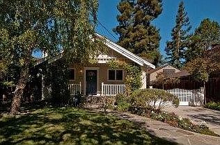 front of the house