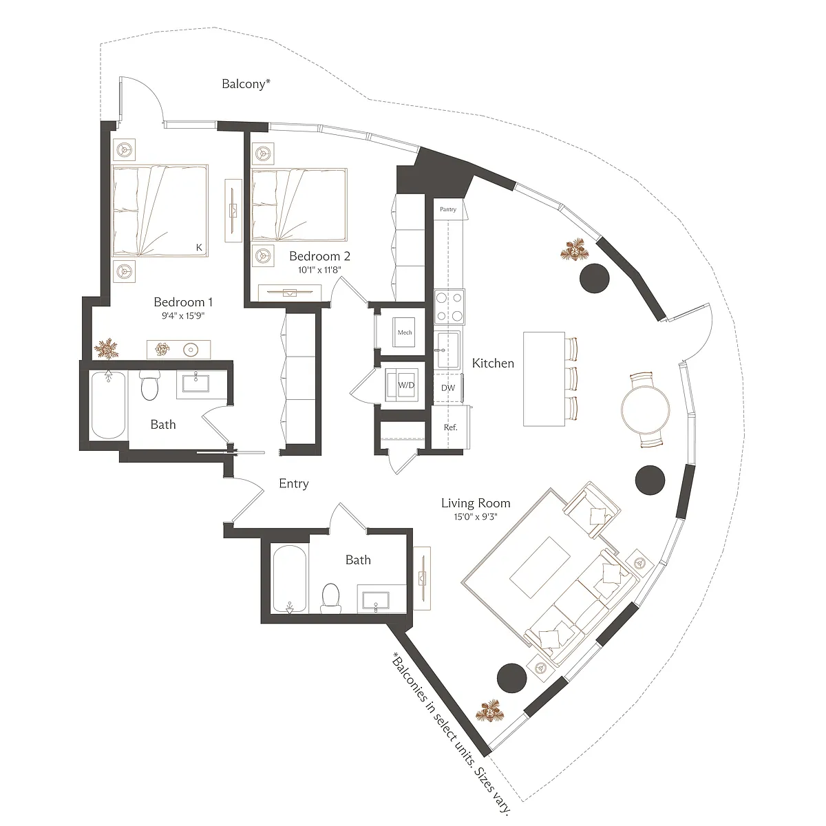 Floor plan B1