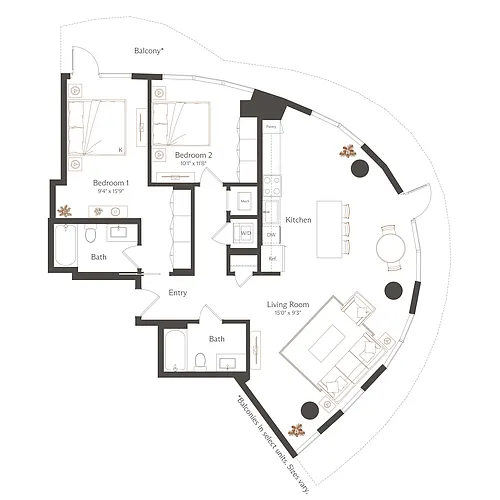 Floor plan B1