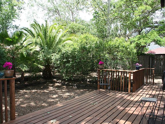 Private, quiet backyard