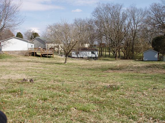 View from street of your new back yard! Plenty of room for kids & animals!