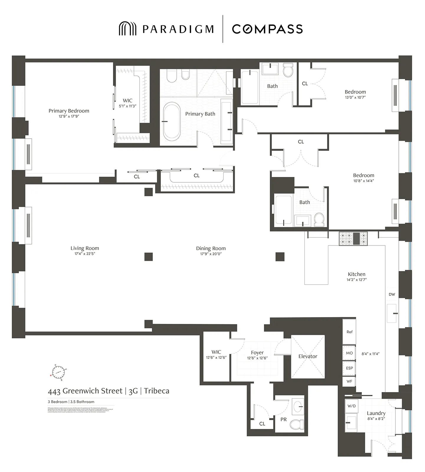 443 Greenwich Street #3G in Tribeca, Manhattan | StreetEasy