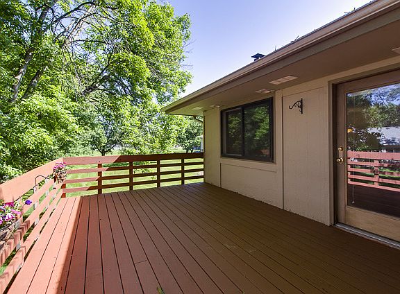 Large private deck