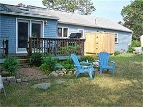 Deck and outdoor shower