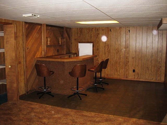 Lower level bar area