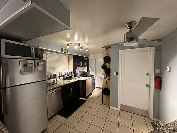 Kitchen / exit door