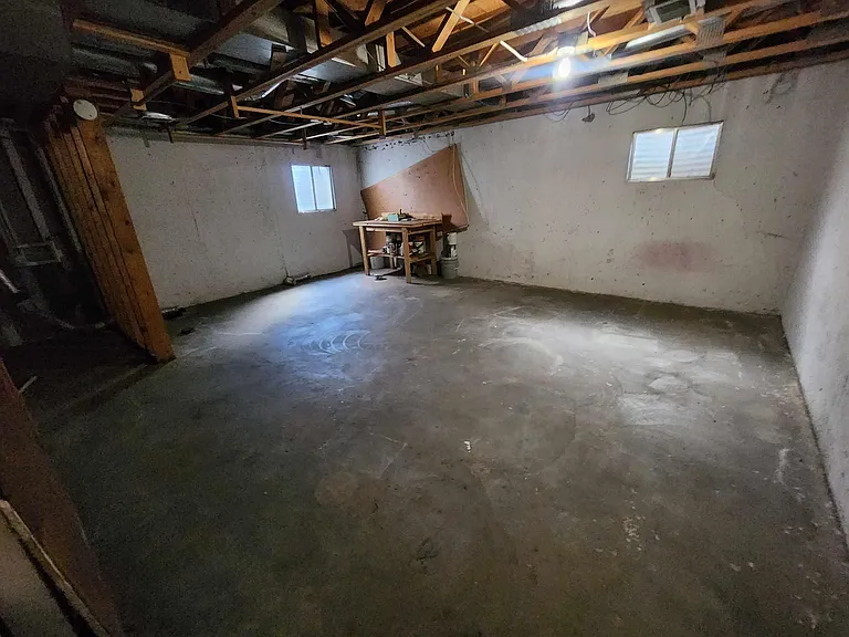 Unfinished basement