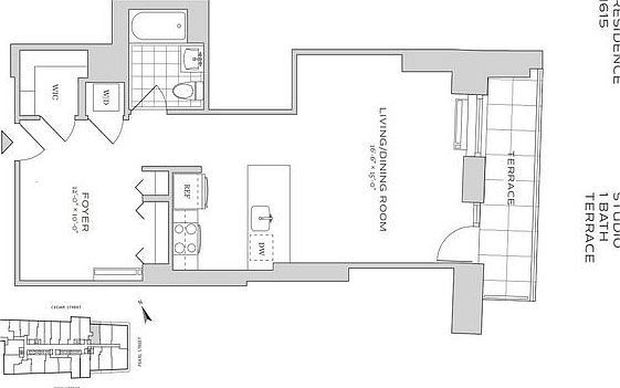 2nd image of 70 Pine St APT 1615