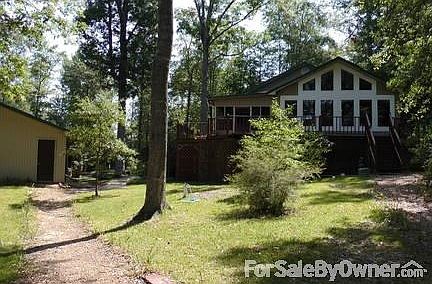 View from the path.
						:
						There are 2 paths to take you down to the lake where the boat house is located.