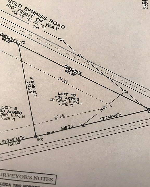 Lot 10  it has apple trees 