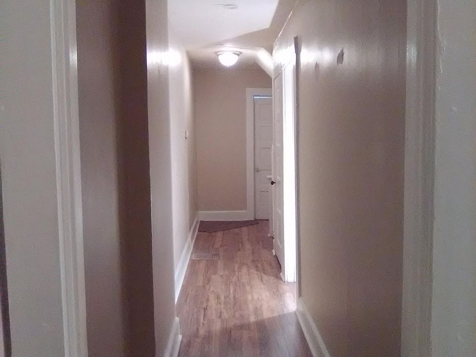 Hallway from living room to bathroom