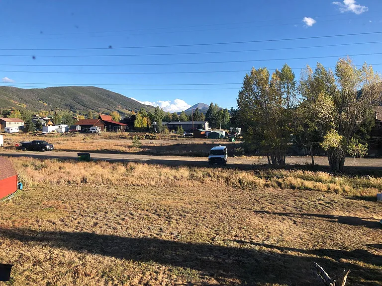 Shared backyard area