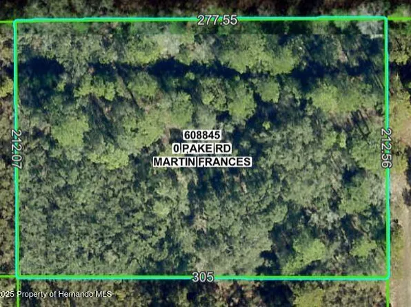 LOT 16 Pake Rd, Brooksville, FL 34614