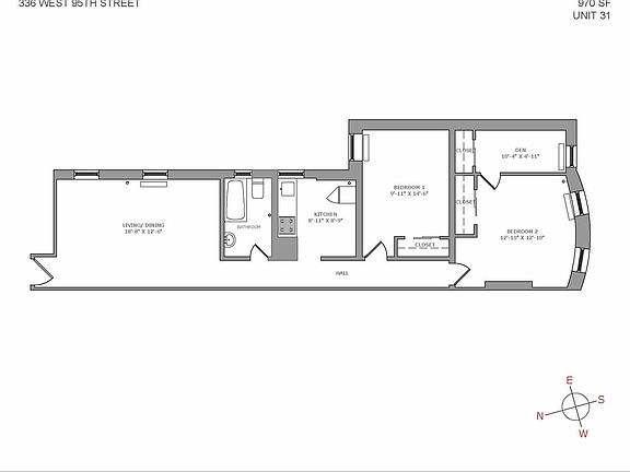 2nd image of 336 W 95th St APT 31