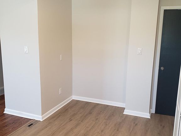 Great space for dining room table.