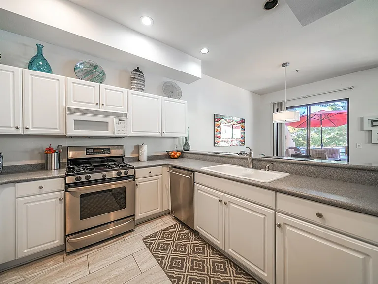 Kitchen open bright natural light