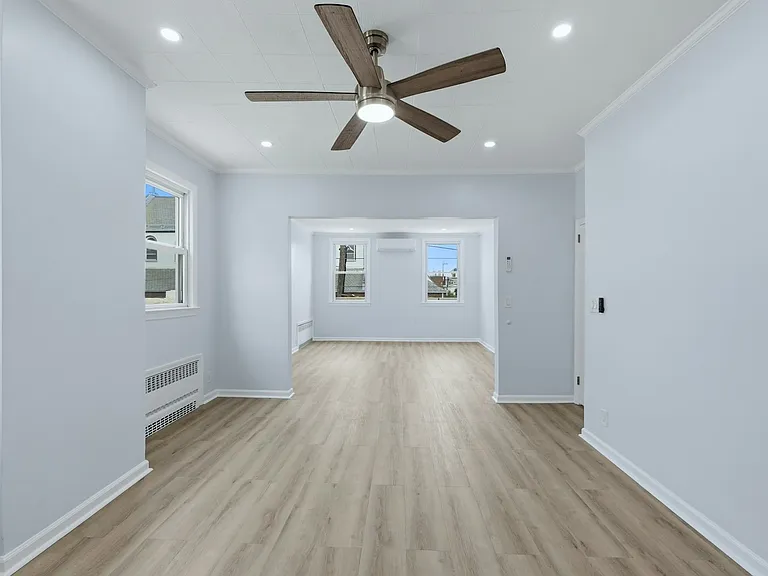 Living room visible in the back