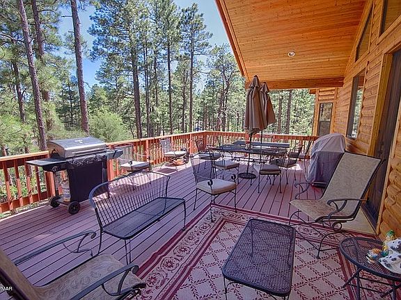 Huge partially covered porch