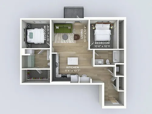 Floor plan B07